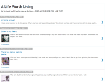 Tablet Screenshot of ellifeworthliving.blogspot.com