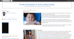 Desktop Screenshot of fairyshaman.blogspot.com