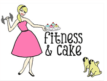Tablet Screenshot of fitnessandcake.blogspot.com