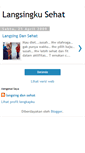 Mobile Screenshot of langsingkusehat.blogspot.com