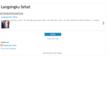 Tablet Screenshot of langsingkusehat.blogspot.com