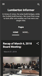Mobile Screenshot of lumbertonpolitics.blogspot.com
