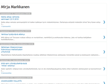 Tablet Screenshot of mirja-markkanen.blogspot.com