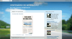 Desktop Screenshot of centenariodemosqueiro.blogspot.com