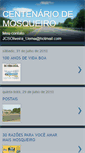 Mobile Screenshot of centenariodemosqueiro.blogspot.com