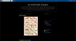 Desktop Screenshot of miespectrovisible.blogspot.com
