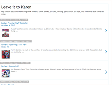 Tablet Screenshot of leaveittokaren.blogspot.com