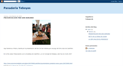 Desktop Screenshot of panaderiateboyas.blogspot.com