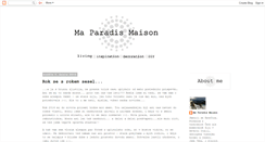 Desktop Screenshot of la-maison-de-paradis.blogspot.com
