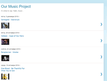 Tablet Screenshot of ourmusicproject.blogspot.com