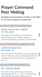 Mobile Screenshot of prayercommandpost.blogspot.com