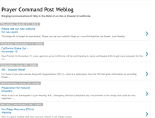 Tablet Screenshot of prayercommandpost.blogspot.com