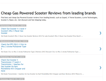 Tablet Screenshot of gas-powered-scooter-reviews.blogspot.com