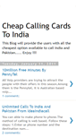Mobile Screenshot of cheapcallingcards-india.blogspot.com
