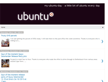 Tablet Screenshot of my-ubuntu-day.blogspot.com