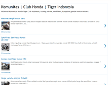 Tablet Screenshot of gudang-honda-tiger.blogspot.com