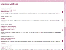 Tablet Screenshot of missmakeupmistress.blogspot.com