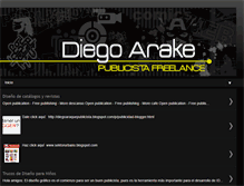 Tablet Screenshot of diegoaraquepublicista.blogspot.com