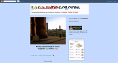 Desktop Screenshot of lacajadecolores.blogspot.com