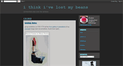 Desktop Screenshot of lostmybeans.blogspot.com