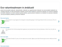Tablet Screenshot of ecovakantiesandalusie.blogspot.com