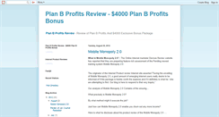 Desktop Screenshot of plan-b-profits-review.blogspot.com