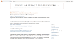 Desktop Screenshot of iphoneprogrammingfordummies.blogspot.com