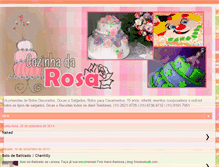 Tablet Screenshot of cozinhadarosa.blogspot.com