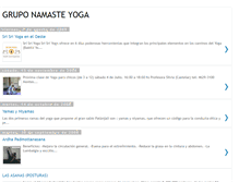 Tablet Screenshot of gruponamaste-yoga.blogspot.com