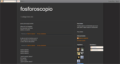 Desktop Screenshot of fosforoscopio.blogspot.com