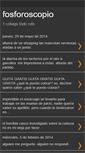 Mobile Screenshot of fosforoscopio.blogspot.com