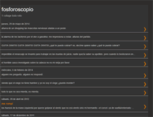 Tablet Screenshot of fosforoscopio.blogspot.com