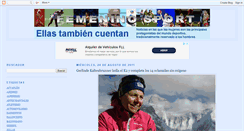 Desktop Screenshot of femeninosport.blogspot.com