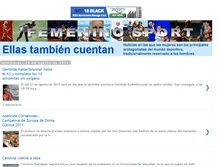 Tablet Screenshot of femeninosport.blogspot.com