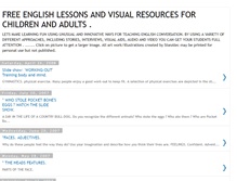 Tablet Screenshot of english-conversation-visual-resources.blogspot.com