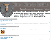 Tablet Screenshot of fraternidadefilhosefilhasdacaridade.blogspot.com