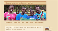 Desktop Screenshot of ministry2kenya.blogspot.com