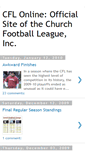 Mobile Screenshot of churchfootballleague.blogspot.com