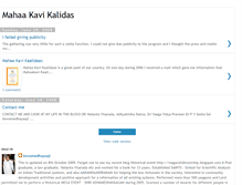 Tablet Screenshot of mahaakavikalidas.blogspot.com