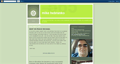 Desktop Screenshot of mikehebranko.blogspot.com