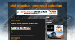 Desktop Screenshot of pickup-and-seduction.blogspot.com