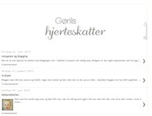 Tablet Screenshot of hjerteskatter.blogspot.com