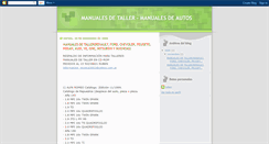 Desktop Screenshot of manualesdetaller.blogspot.com