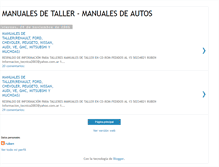 Tablet Screenshot of manualesdetaller.blogspot.com