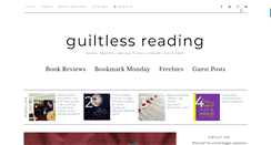 Desktop Screenshot of guiltlessreading.blogspot.com