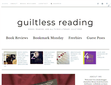 Tablet Screenshot of guiltlessreading.blogspot.com