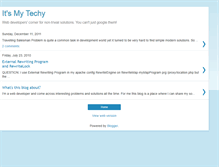 Tablet Screenshot of itsmytechy.blogspot.com