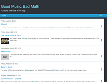 Tablet Screenshot of goodmusicbadmath.blogspot.com