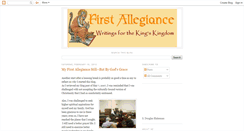 Desktop Screenshot of firstallegiance.blogspot.com