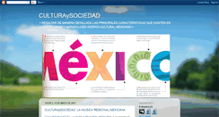 Desktop Screenshot of culturaysociedadmexico.blogspot.com